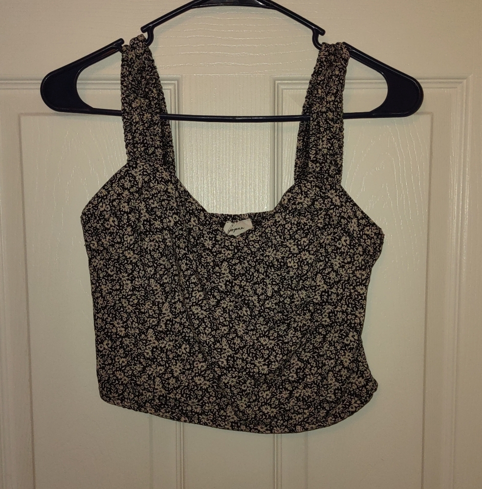 Floral crop top